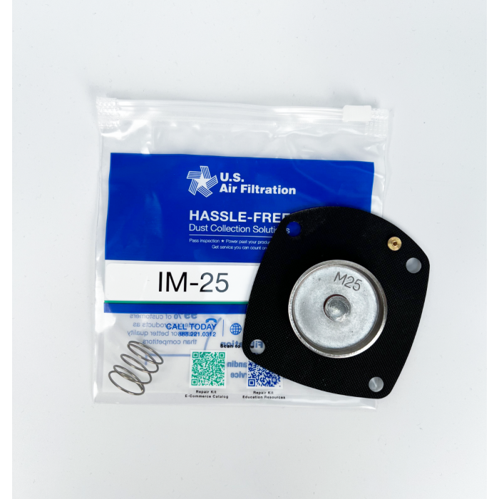 U.S. Air Filtration Repair Kit for Turbo 3/4" and 1" Pulse Valves, IM-25 main product image