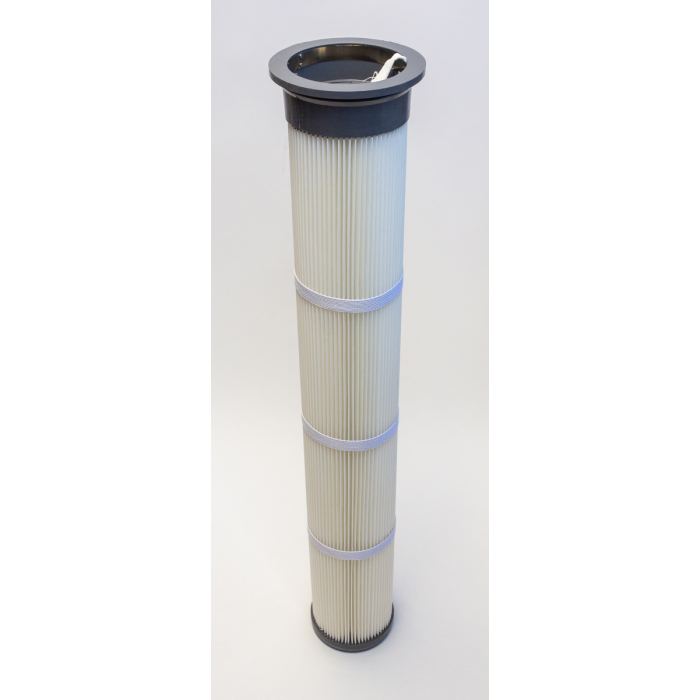 U.S. Air Filtration Poly PTFE Pleated Filter, Polyurethane Top, 6.25 x 39 inch main product image