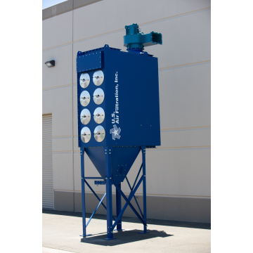 U.S. Air Filtration CleanFlo Cartridge Dust Collector with 7,000 CFM Fan, 4DCP-16-26-13.8