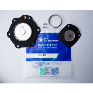 U.S. Air Filtration Repair Kit for Turbo 1-1/2" Pulse Valves, IM-40 (FP/FM40, DP/DM40, and EP/EM40)