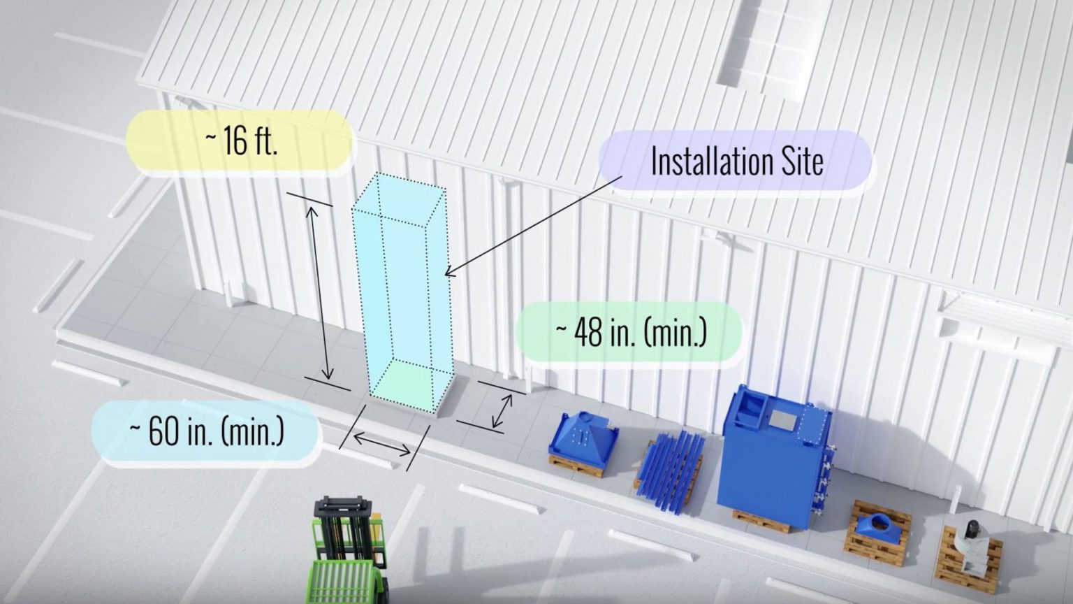 unassembled dust collector 