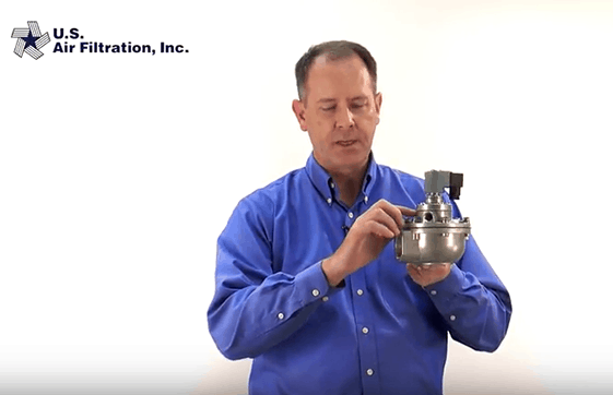 Man Dust Collector Troubleshooting a Pulse Valve