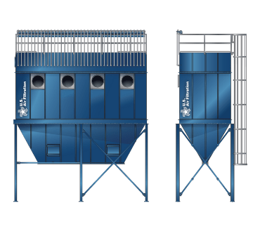 baghouse 3d rendering