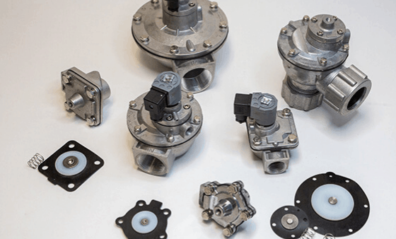 dust collector valves and repair kits